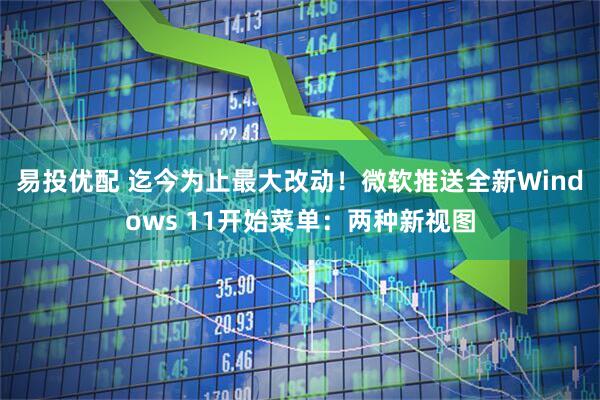 易投优配 迄今为止最大改动！微软推送全新Windows 11开始菜单：两种新视图